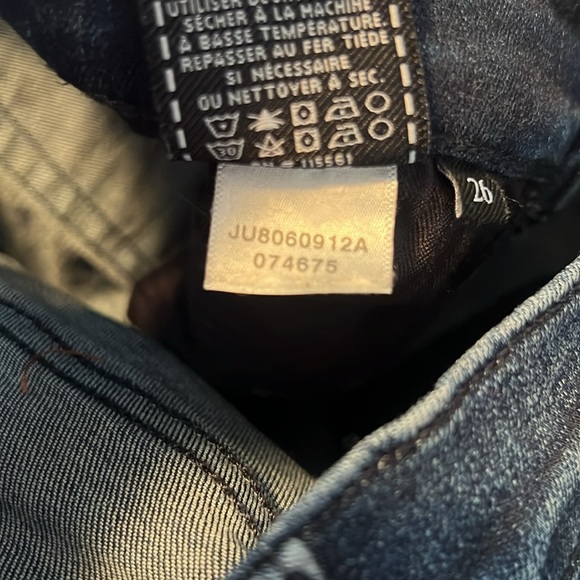 7 for all Mankind Crop Roxanne Dark Wash Jeans Size 26 - Picture 9 of 10